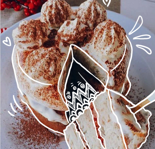 Pancakes nevados