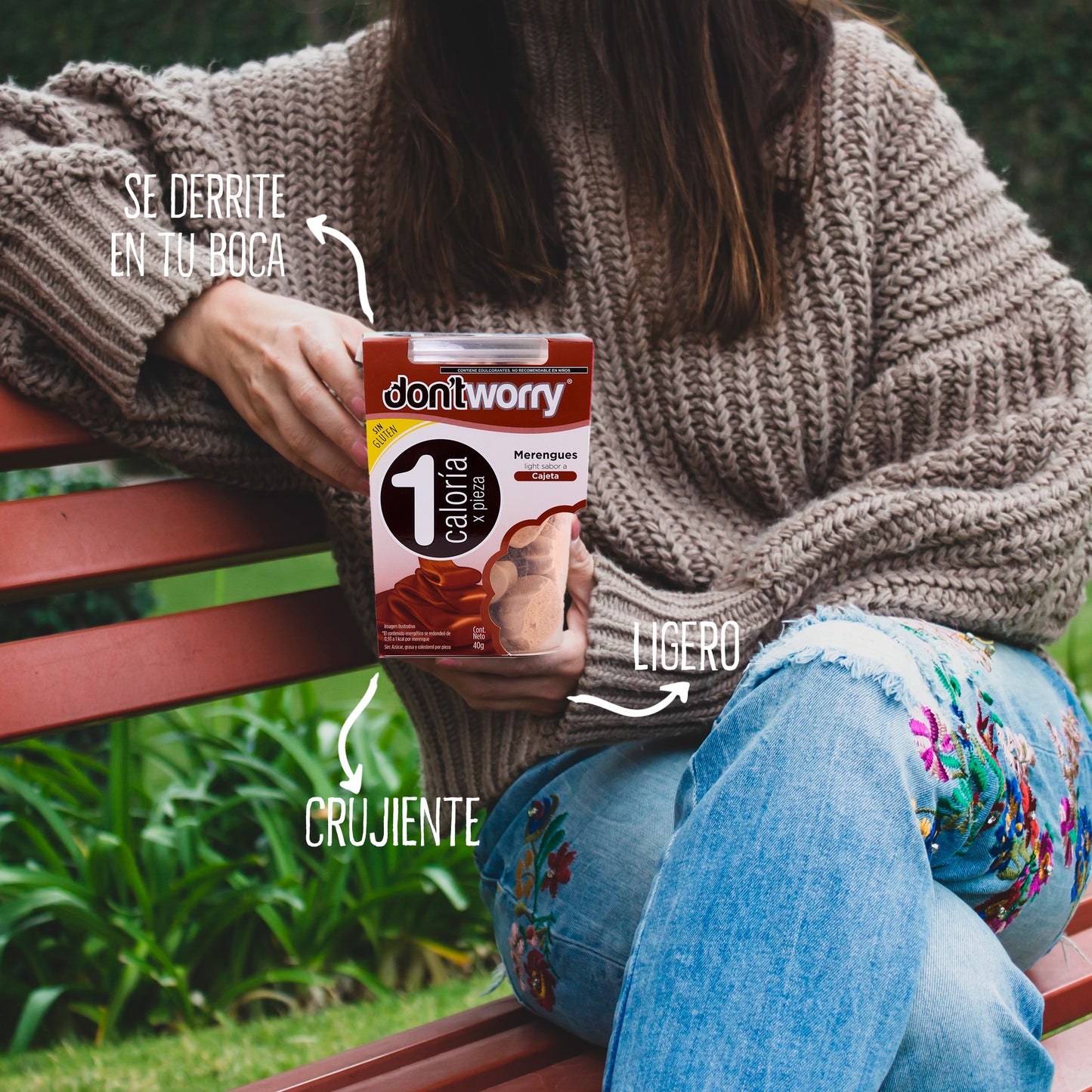 Merengues Light Don't Worry Cajeta 40g