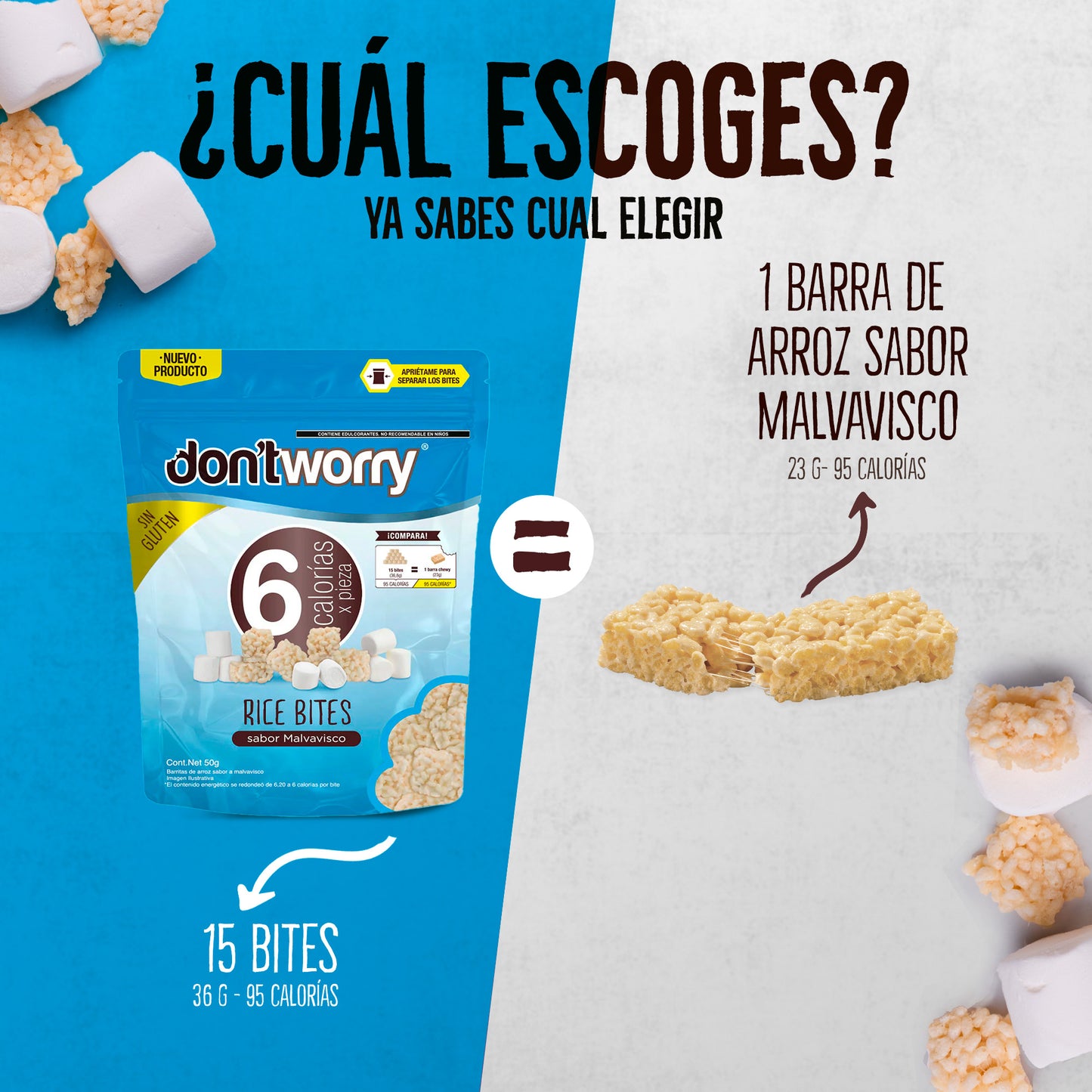 Rice Bites Malvaviscos 50g
