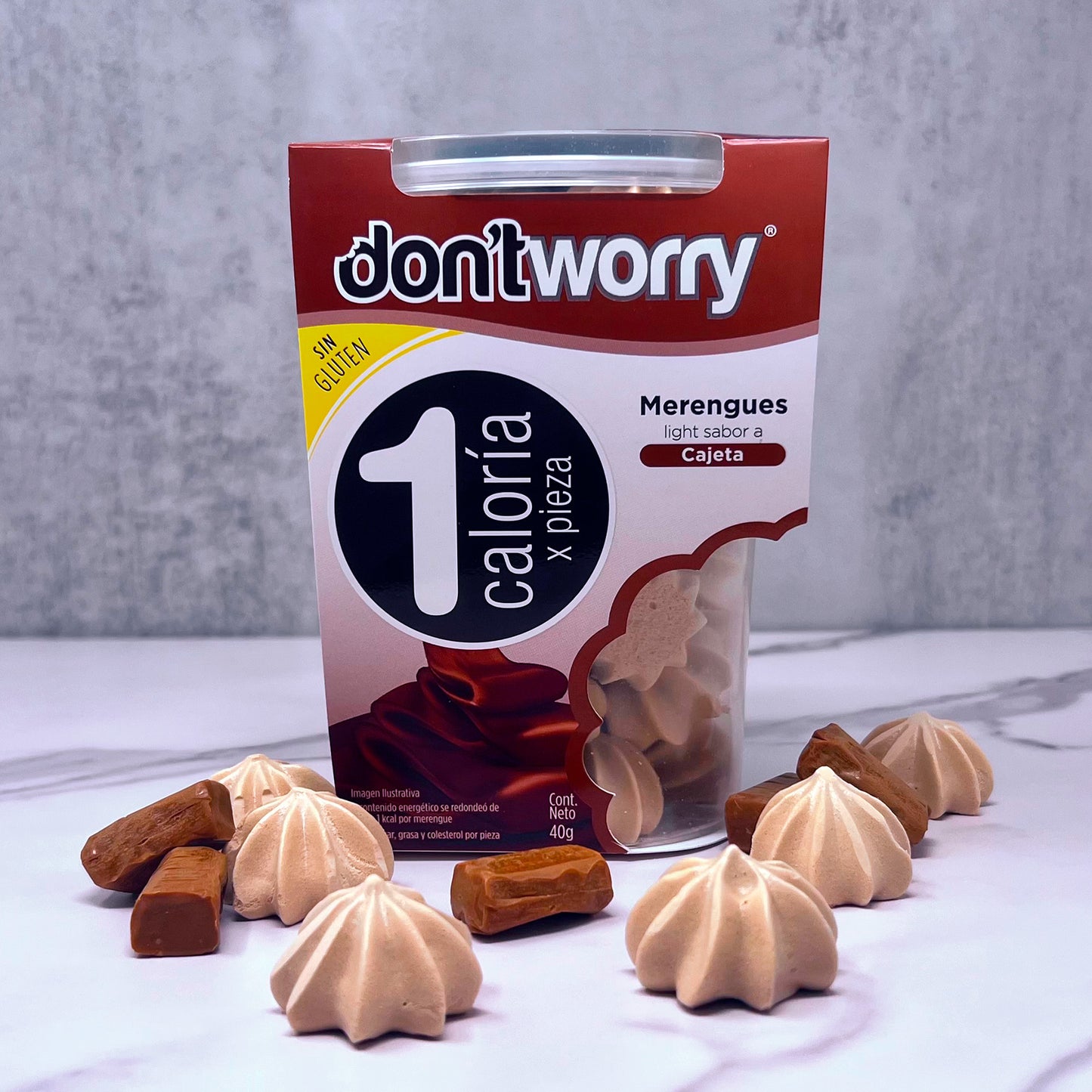 Merengues Light Don't Worry Cajeta 40g