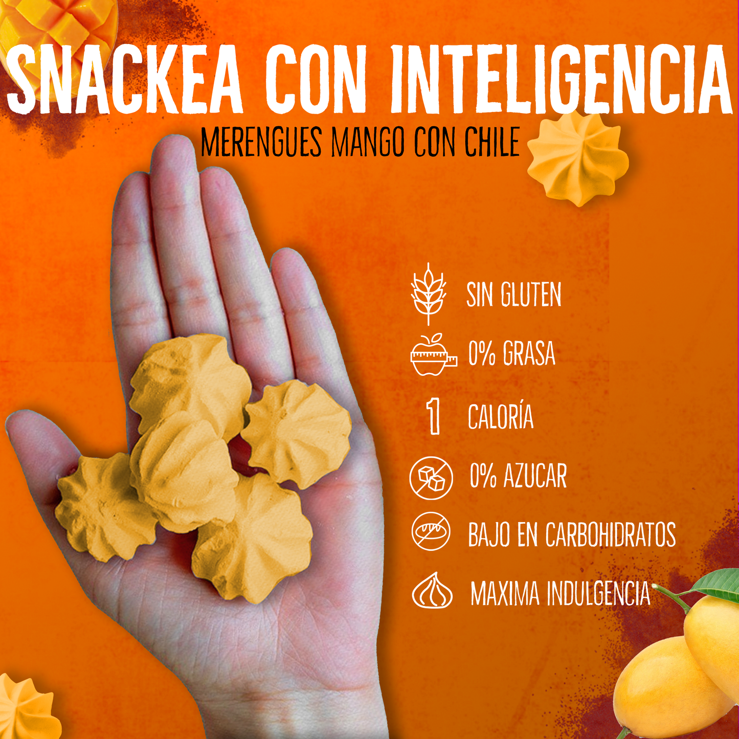Merengues Light Don't Worry Mango con Chile 51g