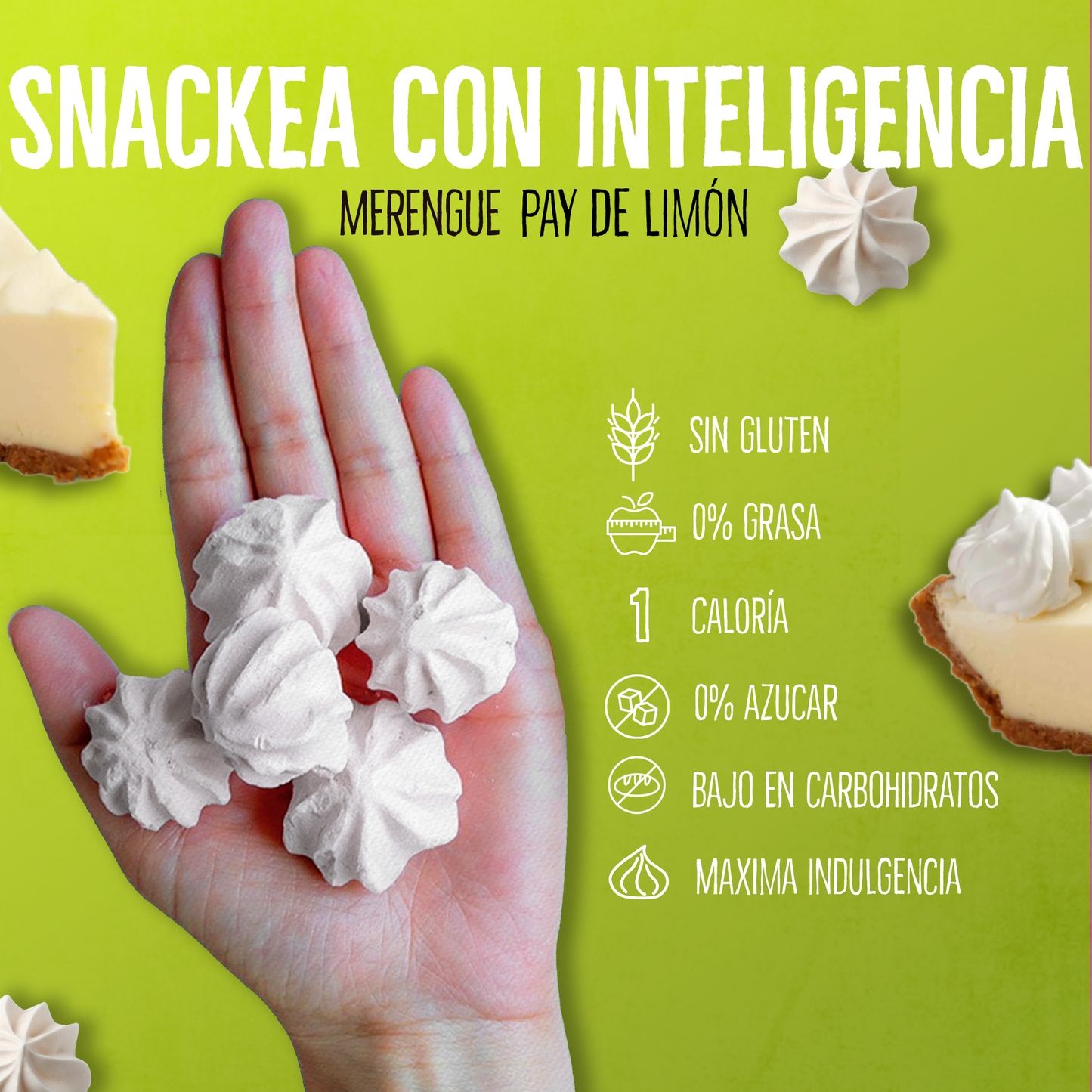 Merengues Light Don't Worry Pay de Limón 52g