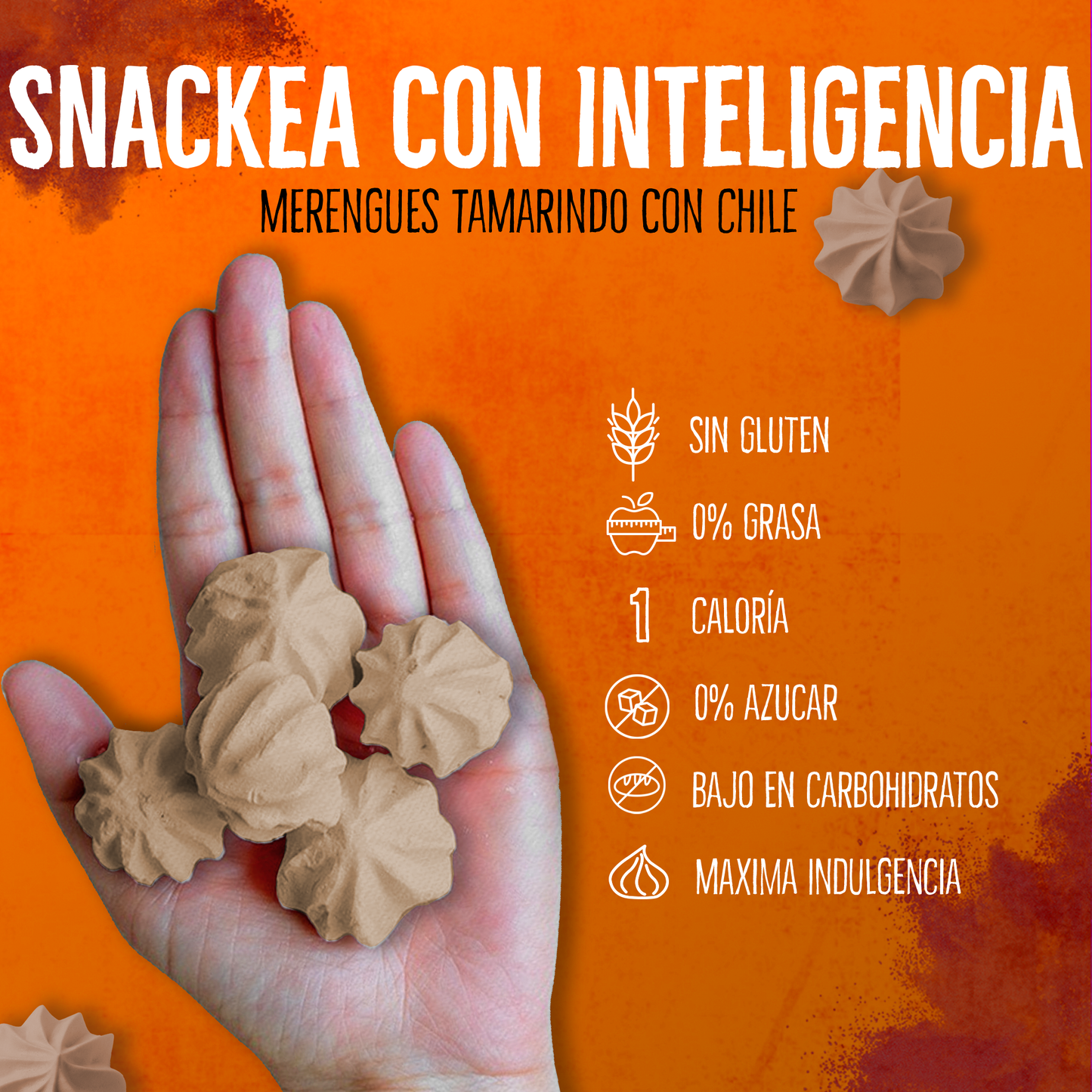 Merengues Light Don't Worry Tamarindo con Chile 56g