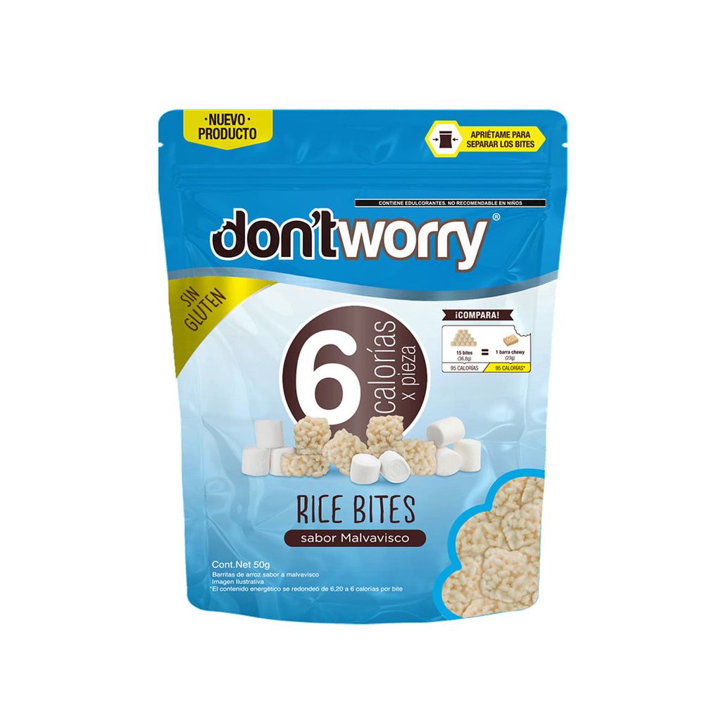 Rice Bites Dont Worry Malvaviscos 50g Don't Worry