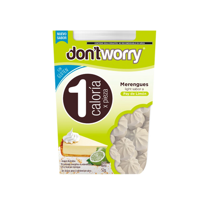 Merengues Light Don't Worry Pay de Limón 52g