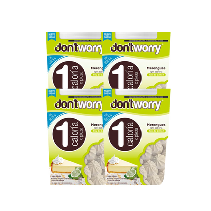 Merengues Light Dont Worry Pay de Limón 4 pack