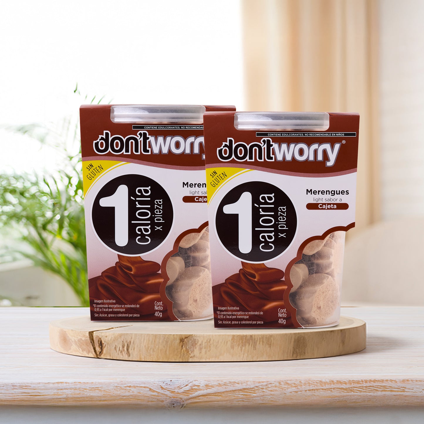 Merengues Light Dont Worry DUO Cajeta