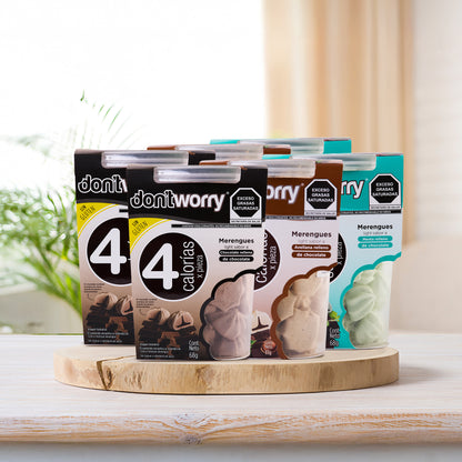 Merengues Light Dont Worry Chocolate Avellana Menta 6pk