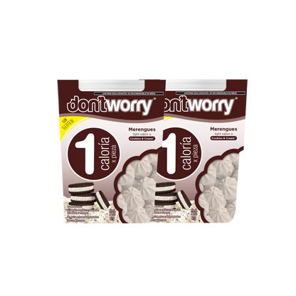 Merengues Light Dont Worry DUO Cookies & Cream