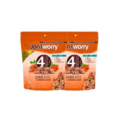 Quinoa Bites Dont Worry DUO Nuez y Almendra