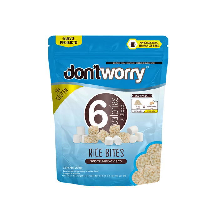 Rice Bites Dont Worry Malvaviscos 270g