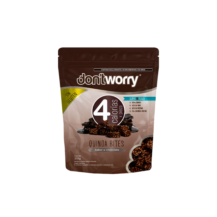 Quinoa Bites Don't Worry Chocolate 350g