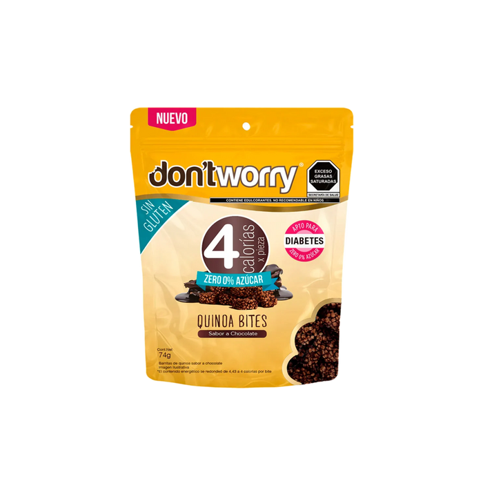 Quinoa Bites Don't Worry Chocolate 74g