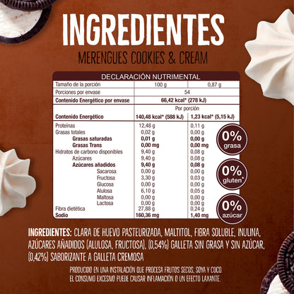 Merengues Light Don't Worry Cookies & Cream 47g