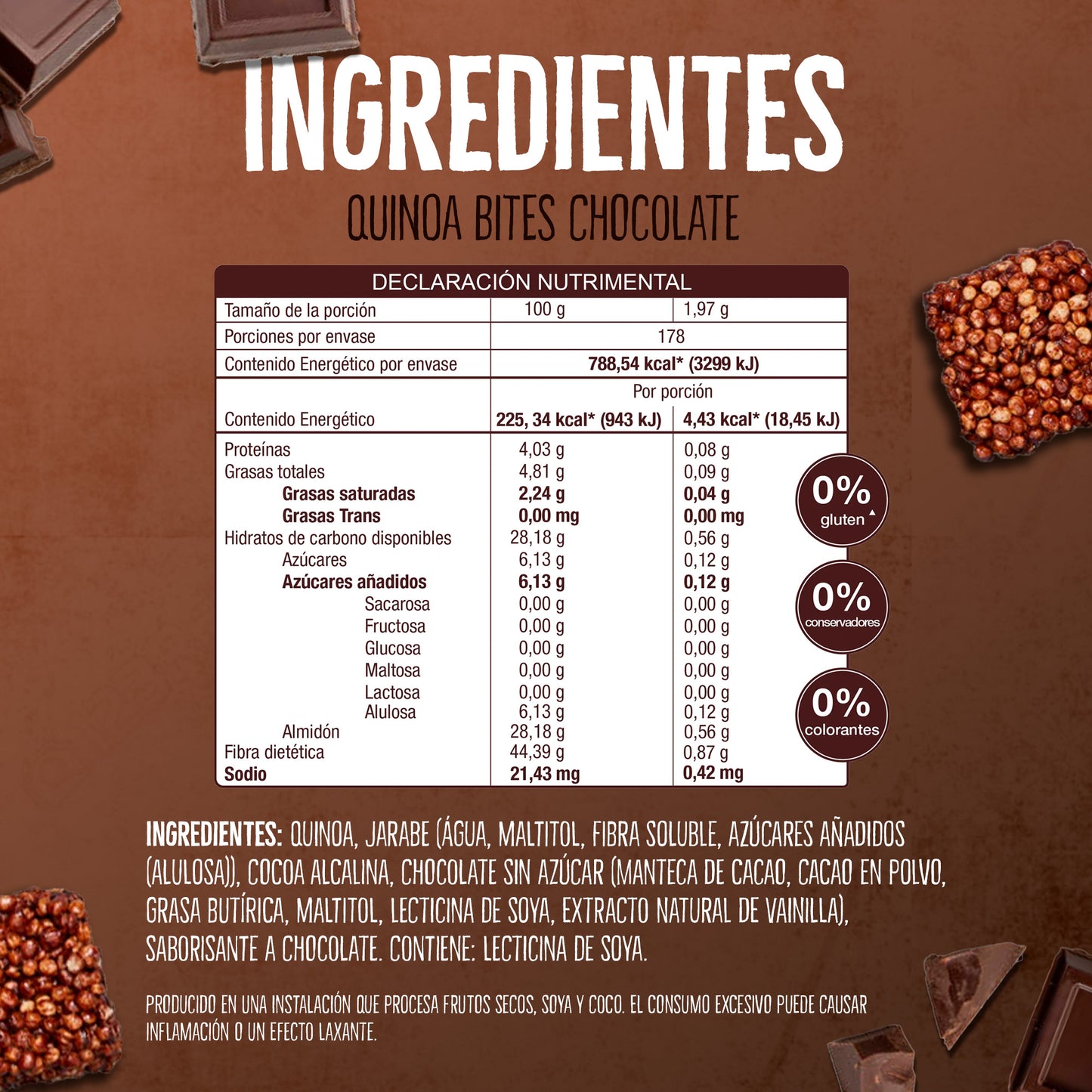 Quinoa Bites Don't Worry On the Go 16 g 4 pack