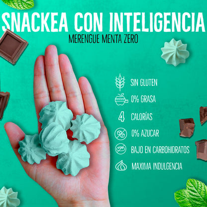 Merengues Sin Azúcar Don't Worry Menta relleno de Chocolate 68g