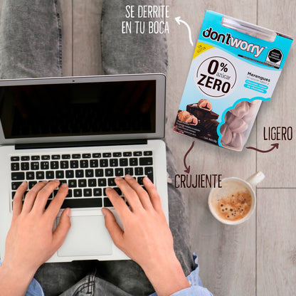Merengues - Dont Worry - Menta Chocolate - 4 Pack - 0%azúcar