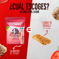 Quinoa Bites Don't Worry Frutos Rojos 70g