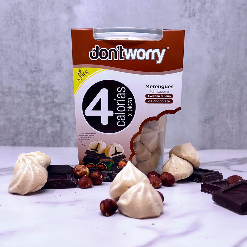 Merengues Light Dont Worry Chocolate Avellana Menta 6pk