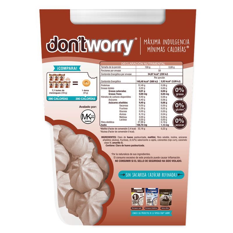 Merengues Light Dont Worry DUO Cajeta