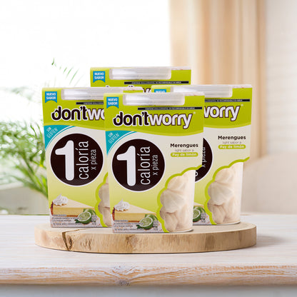Merengues Light Dont Worry Pay de Limón 4 pack