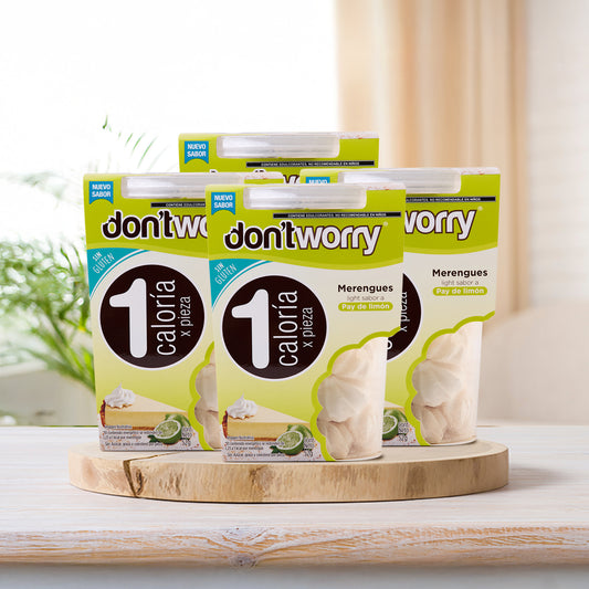 Merengues Light Dont Worry Pay de Limón 4 pack
