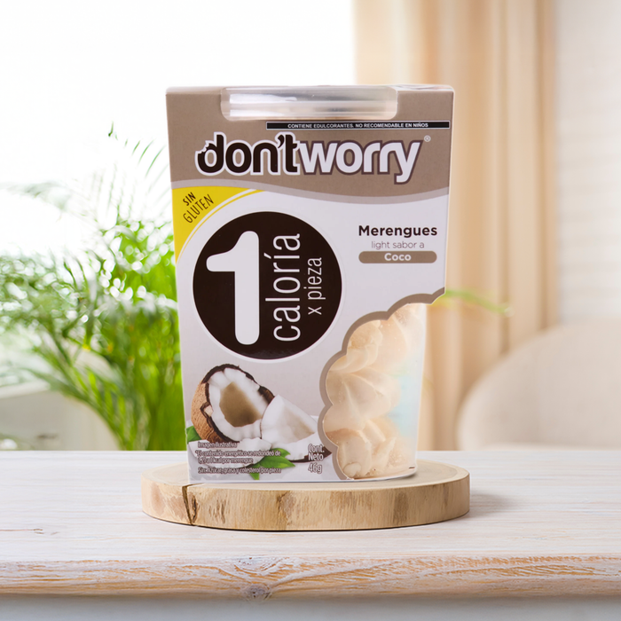 Merengues Light Don't Worry Coco 46g