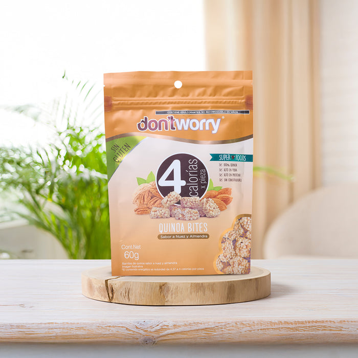 Quinoa Bites Don't Worry Nuez y Almendra 60g