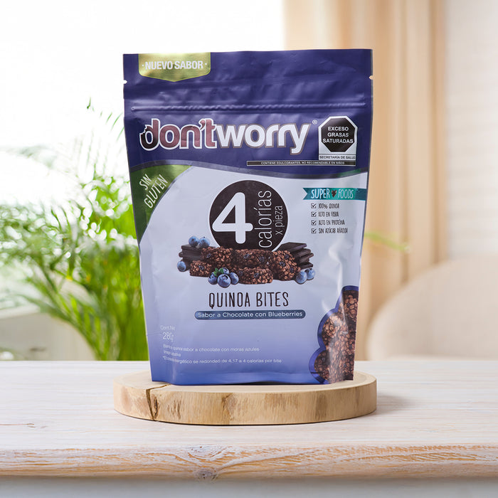 Quinoa Bites Don´t Worry Chocolate con Blueberries 280g