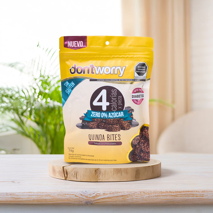 Quinoa Bites Don't Worry Chocolate 74g